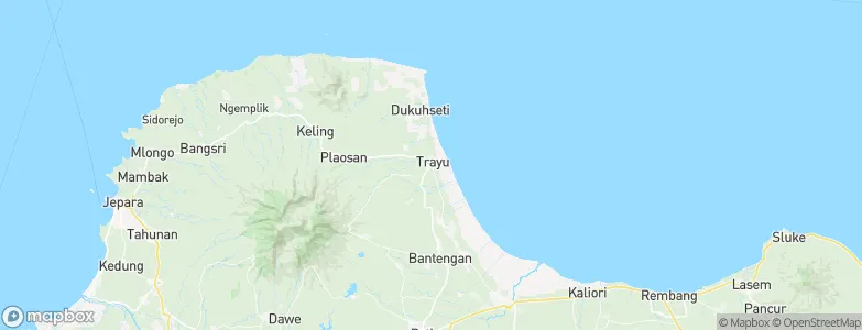 Krajan Keboromo, Indonesia Map