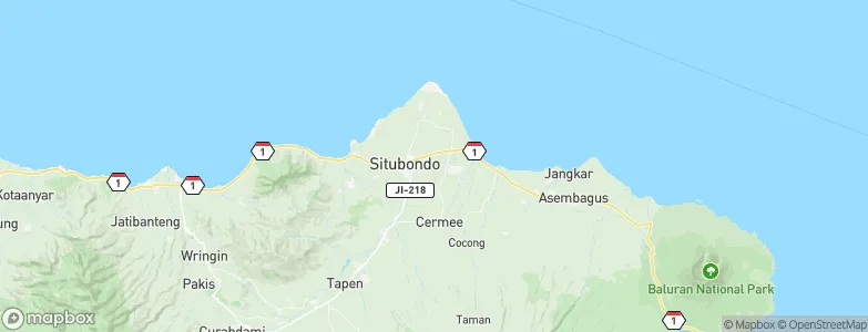 Krajan Panji Kidul, Indonesia Map