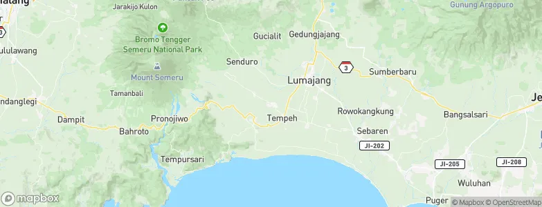 Krajan Satu, Indonesia Map