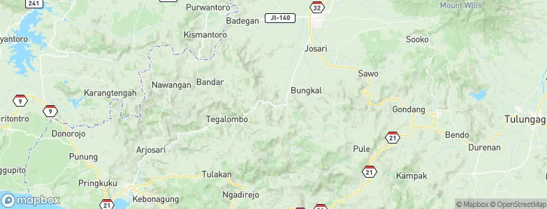 Krajan Tugurejo, Indonesia Map