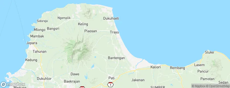 Krajan Waturoyo, Indonesia Map
