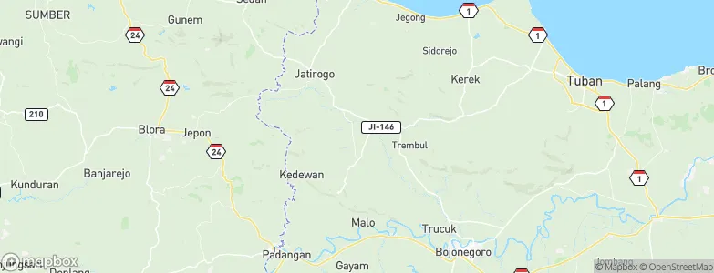 Krajan Weden, Indonesia Map