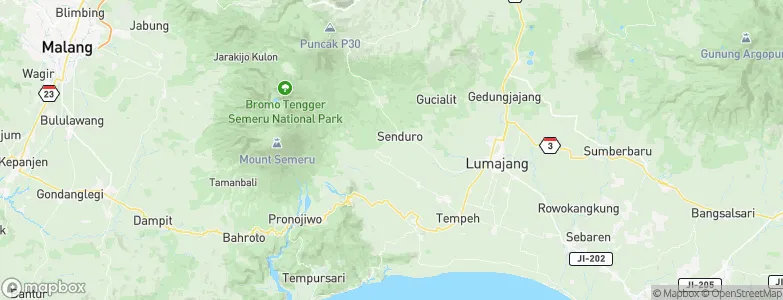 Krajanjambearum, Indonesia Map