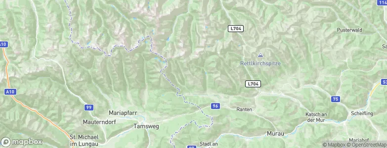 Krakauhintermühlen, Austria Map