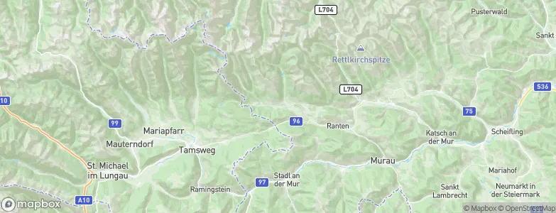 Krakauschatten, Austria Map