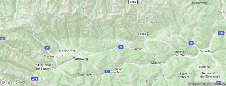 Krakauschatten, Austria Map