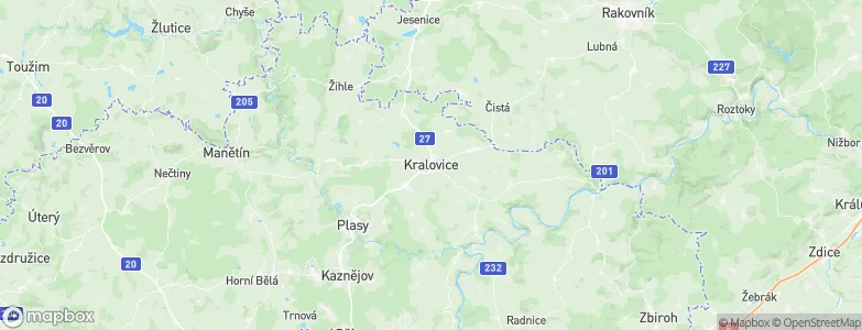Kralovice, Czechia Map