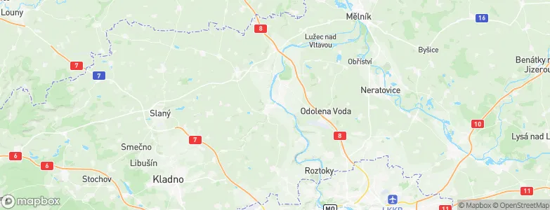 Kralupy nad Vltavou, Czechia Map