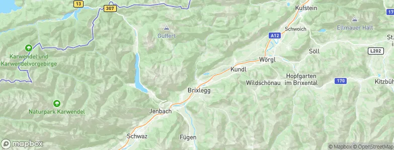 Kramsach, Austria Map