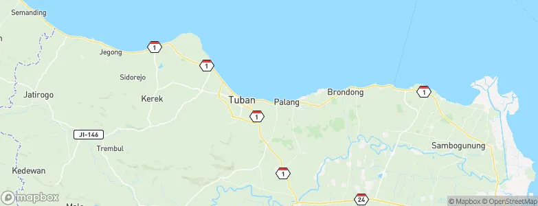 Krandenan, Indonesia Map