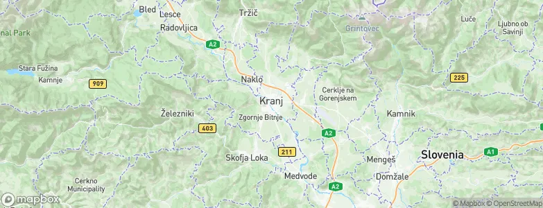 Kranj, Slovenia Map