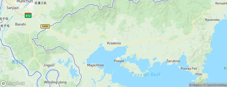 Kraskino, Russia Map