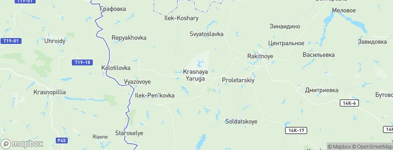 Krasnaya Yaruga, Russia Map
