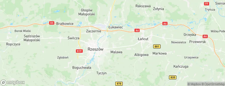 Krasne, Poland Map