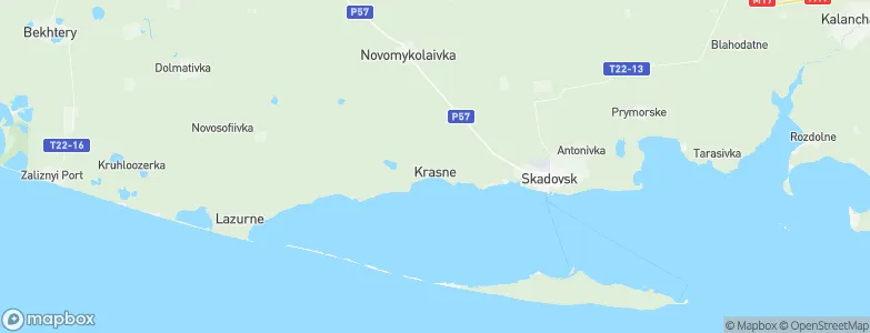 Krasne, Ukraine Map