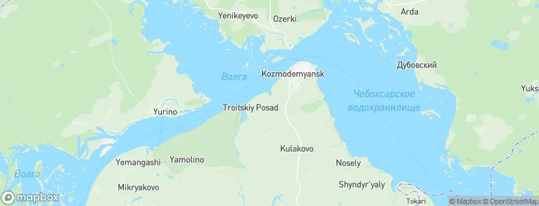 Krasnogorka, Russia Map