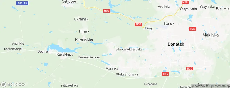 Krasnogorovka, Ukraine Map