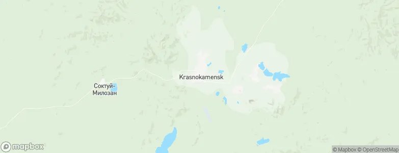 Krasnokamensk, Russia Map