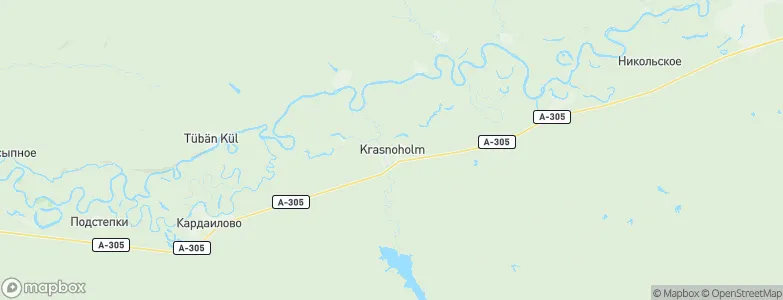 Krasnokholm, Russia Map