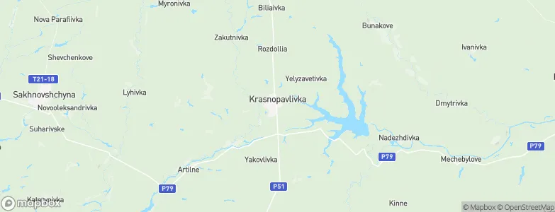 Krasnopavlivka, Ukraine Map
