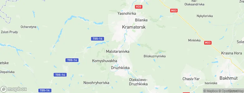 Krasnotorka, Ukraine Map