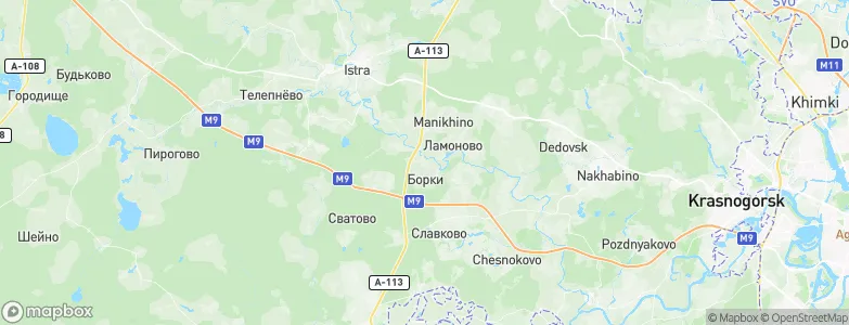Krasnovidovo, Russia Map