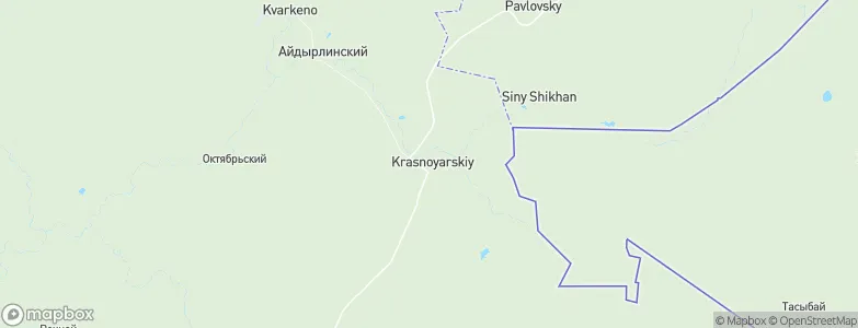 Krasnoyarskiy, Russia Map