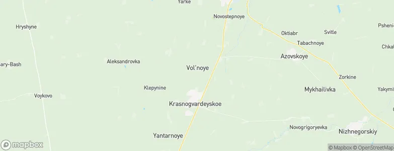 Krasnoye Znamya, Ukraine Map