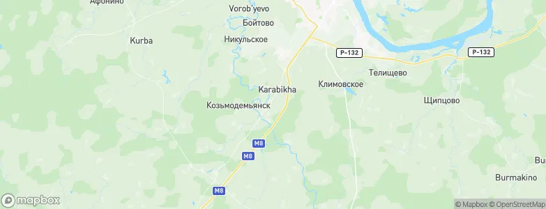 Krasnyye Tkachi, Russia Map