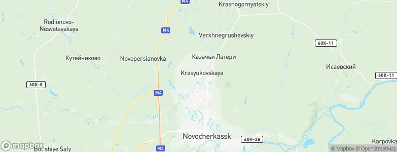 Krasyukovskaya, Russia Map