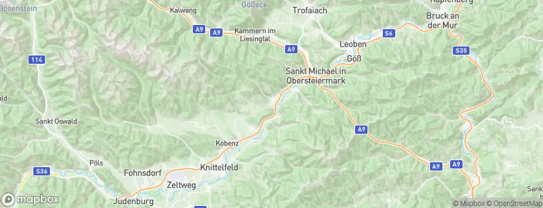 Kraubath an der Mur, Austria Map