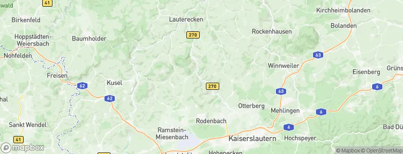 Kreimbach-Kaulbach, Germany Map