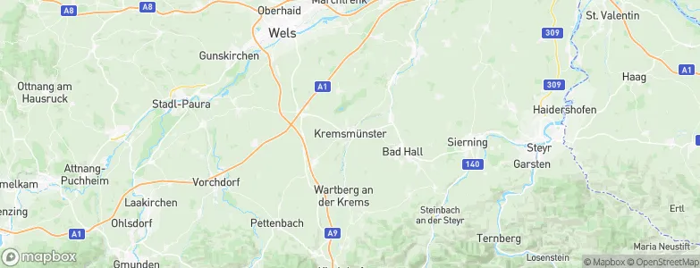Kremsmünster, Austria Map