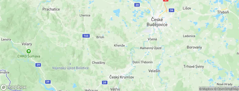 Křemže, Czechia Map