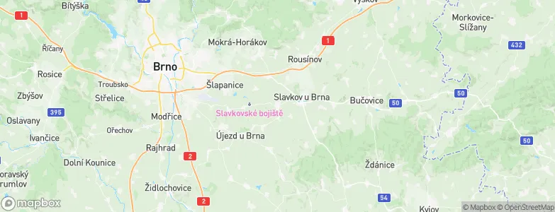 Křenovice, Czechia Map