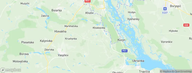 Krenychi, Ukraine Map