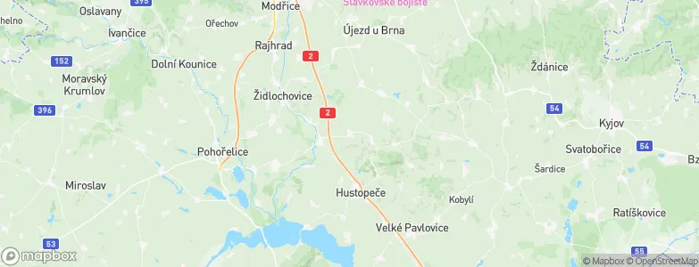 Křepice, Czechia Map