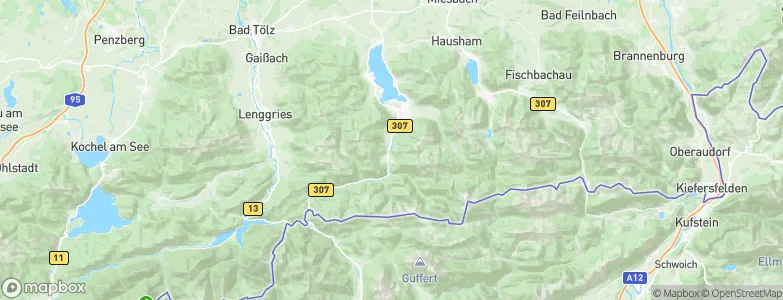 Kreuth, Germany Map