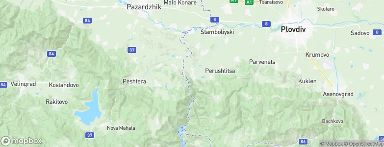 Krichim, Bulgaria Map