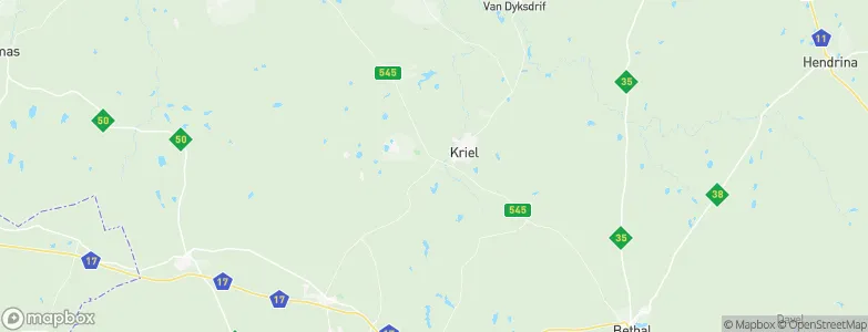 Kriel, South Africa Map