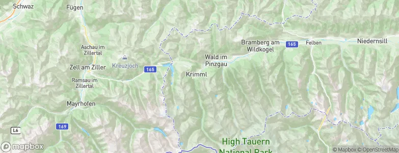 Krimml, Austria Map