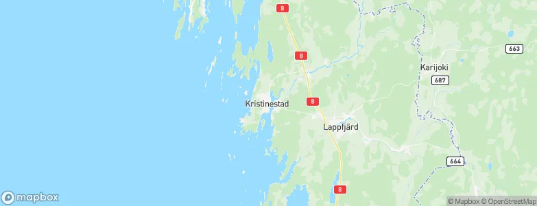 Kristinestad, Finland Map