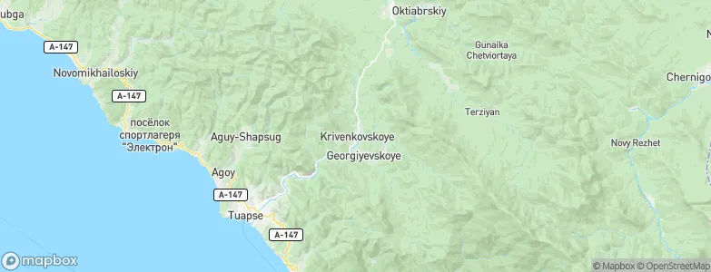 Krivenkovskoye, Russia Map
