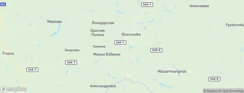 Krivyye Verkhi, Russia Map