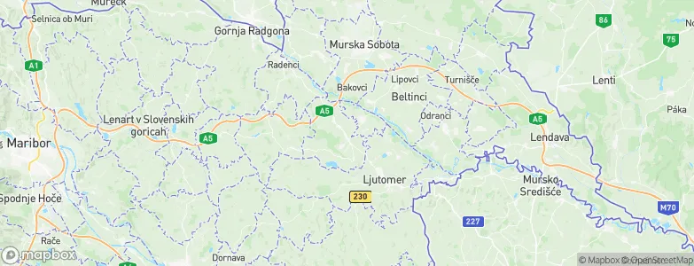 Križevci pri Ljutomeru, Slovenia Map