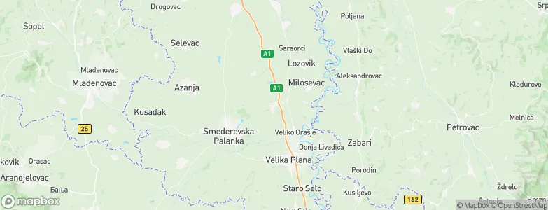 Krnjevo, Serbia Map