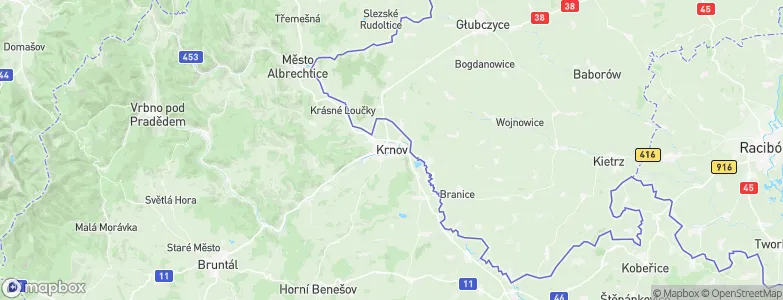 Krnov, Czechia Map