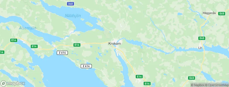 Krokom, Sweden Map