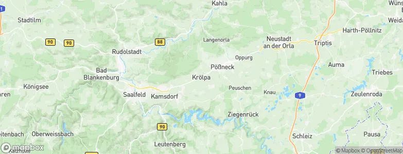 Krölpa, Germany Map