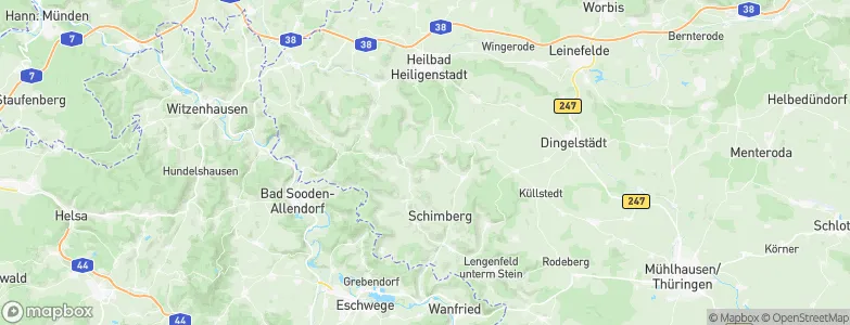 Krombach, Germany Map